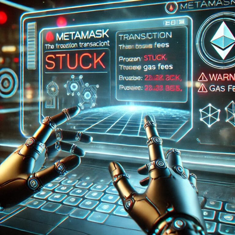 Transacciones atascadas en metamask