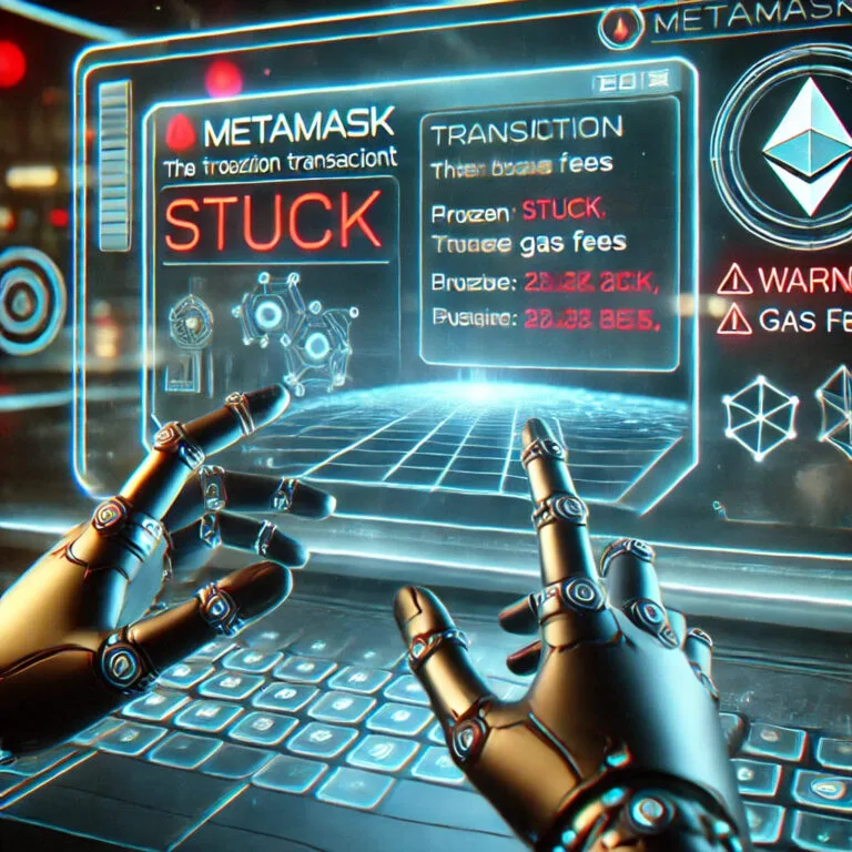 Transacciones atascadas en metamask